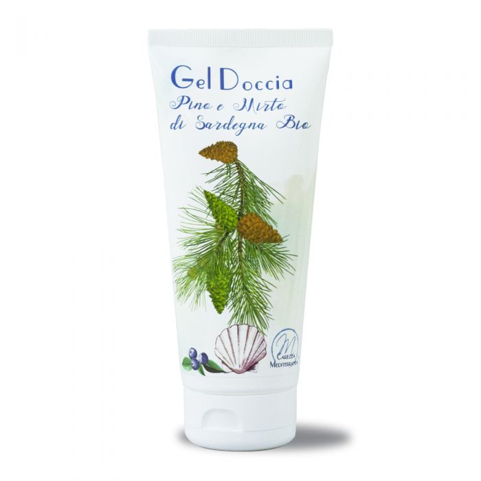 Pilogen Carezza Gel Doccia Pino e Mirto di Sardegna BIO 200ml - Carezza Mediterranea